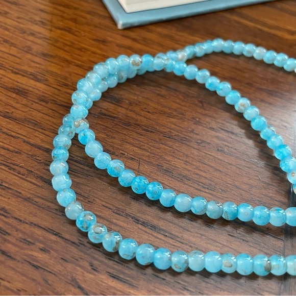 Turquoise Blue Beaded Glasses Chain - Picture 3 of 3